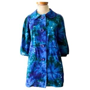 ANTHROPOLOGIE Elevensies retro style swing coat, size 10